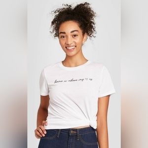 Home is Where My ❤️ Is T-shirt by 33 Revolutions Sz Small NWT